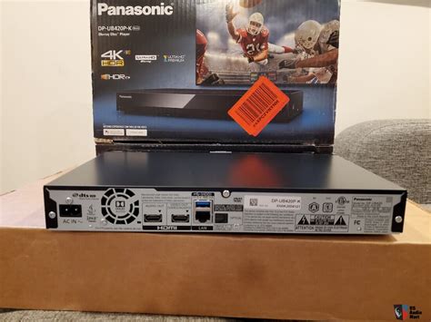 Panasonic Dp Ub420 Uhd 4k Blu Ray Player Photo 4267289 Us Audio Mart