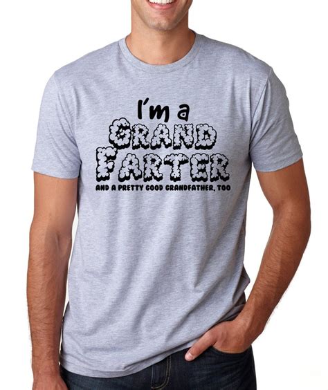 I M A Grand Farter Mens T Shirt Grandfather Ts Fathers Day Shirt Retired Grandpa Papa Pop Paw