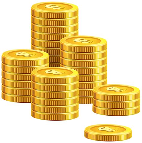 Pile Of Coins Png Clip Art