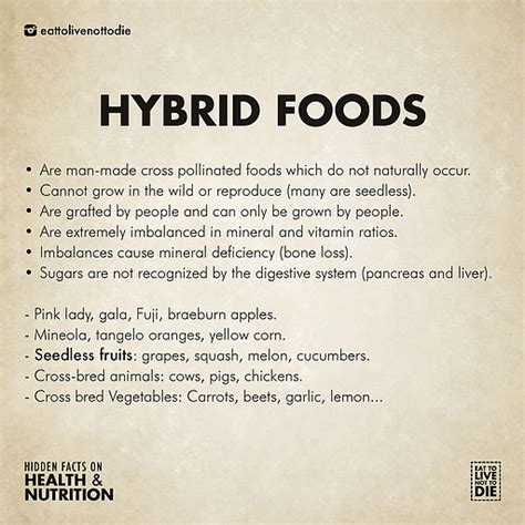 See full list on the10mostknown.com Hybrid Foods - Spreading Goodness and Kindness to the World