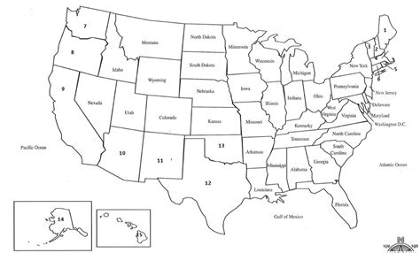Printable Us Map Quiz States And Capitals Printable Us Maps Sexiz Pix