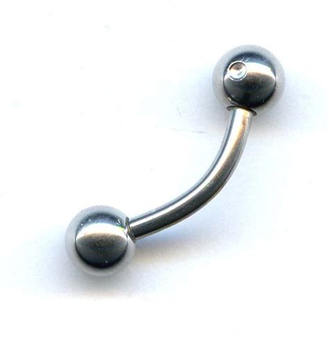 Stainless Steel Navel Belly Curved Barbell Ring Unbranded Rings