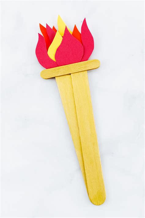 How To Make An Olympics Inspired Torch Craft