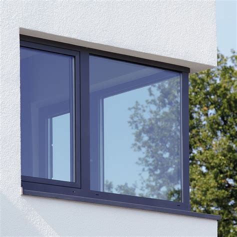 Fenêtre aluminium à ouvrant caché, 20% de clair de vitrage en plus
