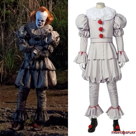 It Chapter Two Pennywise Cosplay Costume Stephen Kings It Halloween Outfit Online Wholesale