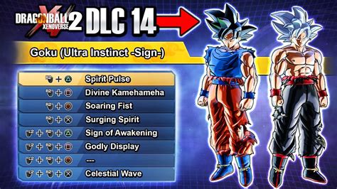 New Dlc 14 Goku Ui Partner Full Moveset Dragon Ball Xenoverse 2