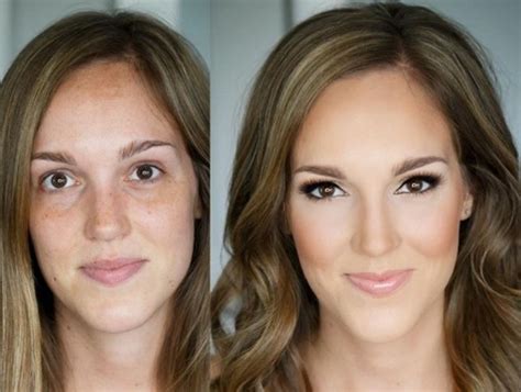 Before And After Photos Showing The Transformative Power Of Makeup