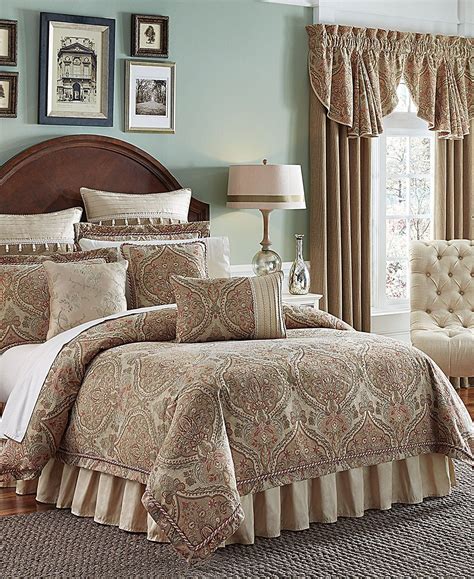 Brookside medium warmth down alt microfiber comforter, oversized king. Croscill Birmingham 4-Pc. King Comforter Set - Comforters ...