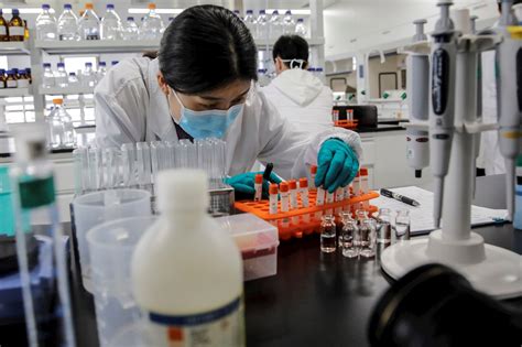 A man works in a laboratory of sinovac biotech in beijing on sept. La vacuna xinesa Sinovac té una efectivitat del 50,38%