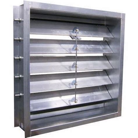 Ss Rectangular Air Duct Damper For Office Use Shape Square At Rs 640