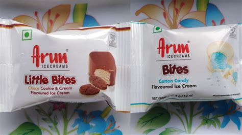 Arun Ice Creams Babe Bites Choco Cookies And Cream Flavoured And Cotton Candy Flavoured Ice