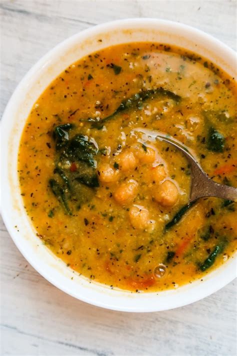 20 Minute Moroccan Chickpea Soup Moroccan Chickpea Soup Love And
