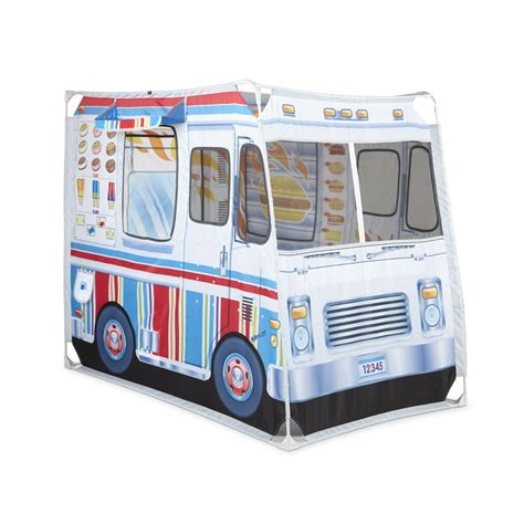 Melissa And Doug Food Truck Fabric Play Tent Playhouse And Storage Tote