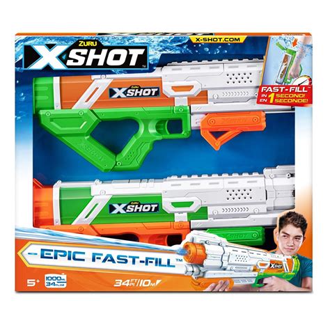 Zuru X Shot Water Warfare Fast Fill Water Blaster 2 Pack
