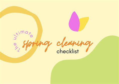 Spring Cleaning Checklist For The Whole Home Homey Homies