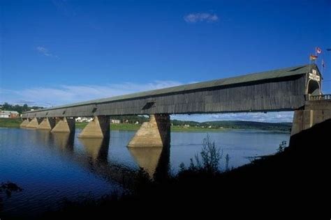 New Brunswick Worlds Longest Covered Bridge Covered Bridges Bridge