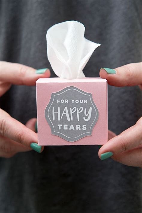 Happy Tears Tissue Boxes For Your Wedding Wedding Gift Diy Wedding