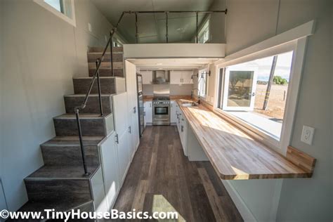 The 28ft Entertaining Abode Model Tiny House Tour And Video Tiny