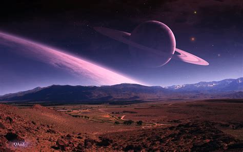 48 Wallpaper Science Fiction Planet Landscape Wallpapersafari