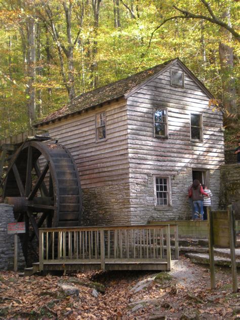 Gristmill At Norris Dam State Park Windmill Water Water Wheel Old