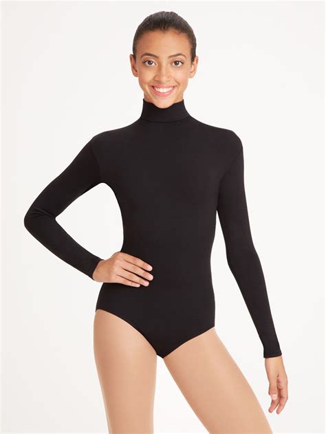 Turtleneck Leotard Are My Favorites Rollkragen Body Schwarzes Trikot