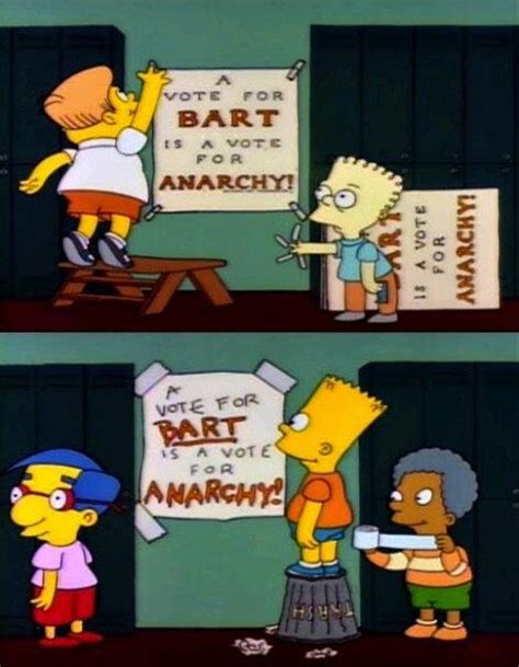 Bart Simpsons School Campaign Gets Help From The Opponent