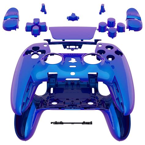 Extremerate Chameleon Purple Blue Full Set Housing Shell With Buttons