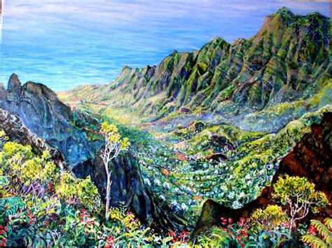 My Artwork Kauai Coastnapali