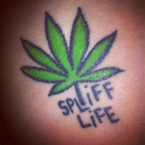 Is this the best marijuana tattoo you've ever seen? Weed Tattoos