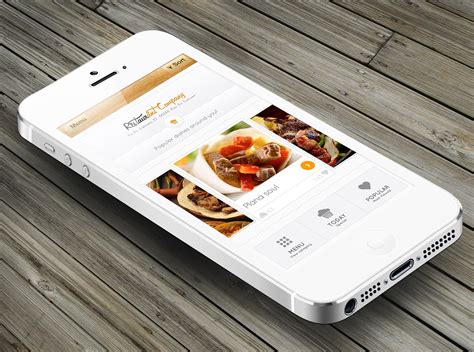 Dribbble Restaurant App By Farhan Razak