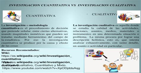 Investigacion Cuantitativa Vs Investigacion Cualitativa Pptx Powerpoint