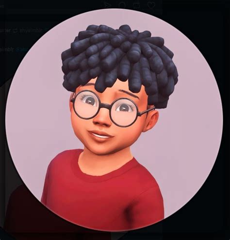 Curly Toddler Boy Hair By Shysimblr Sims 4 Toddler Toddler