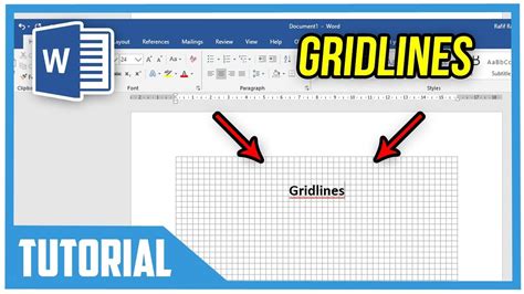 Cara Menampilkan Grid Di Word Tutorial Microsoft Word YouTube