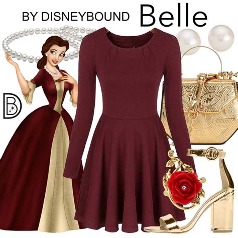 Pin By Elizabeth Hobbs On Disneybound Closet Belle Inspired Outfits