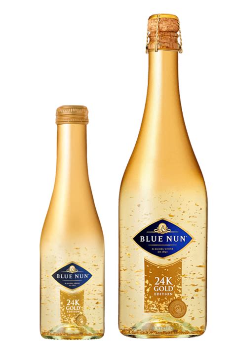Blue Nun 24k Gold Edition Chardonnay 200ml And 750ml Wine Germany