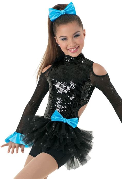 Weissman® Ultra Sparkle Skirted Biketard Dance Outfits Girls Dance Costumes Dance Wear