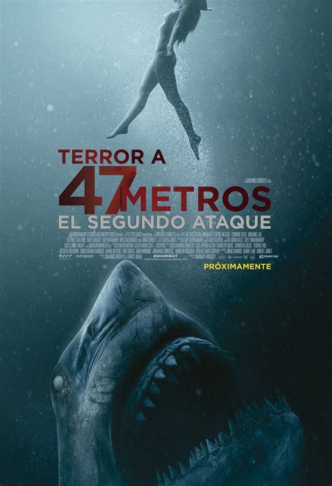 mira el afiche y trailer de terror a 47 metros el segundo ataque lima vaga