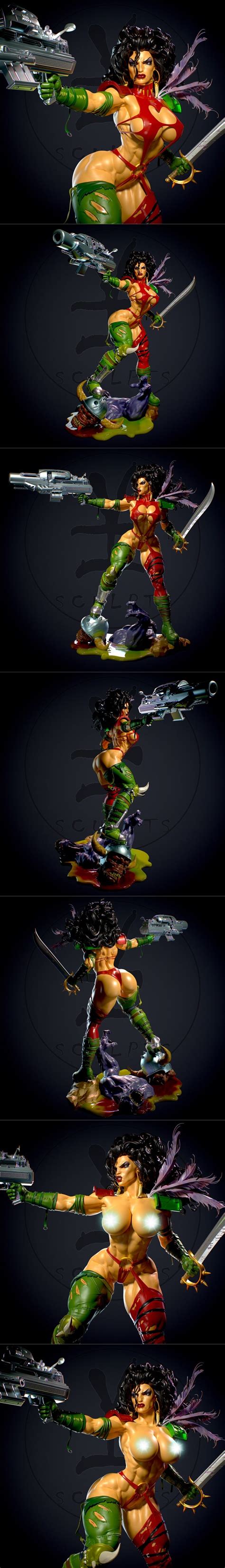 Desire FX 3d Models Julie Heavy Metal 3D Print Model STL