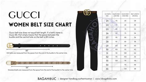 Womens Belts Size Chart