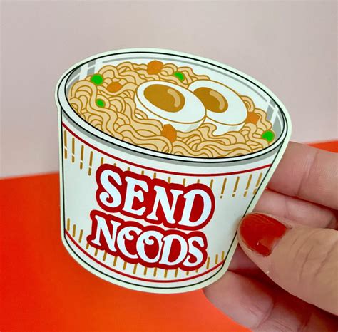 Send Noods Cup O Noodles Sticker Humboldt House