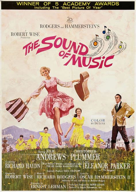 Rodgers and hammerstein's the sound of music is a 1965 american musical film directed by robert wise and starring julie andrews and christopher plummer. Today's Inspiration: Howard Terpning, Movie Poster Illustrator