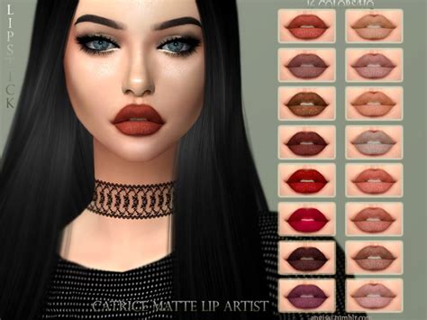 Catrice Matte Lip Artist By Angissi At Tsr Sims 4 Updates