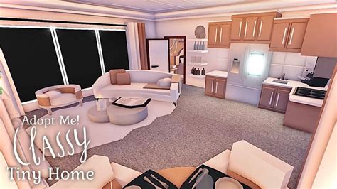 Tiny Home Classy Vibe Aesthetic Adopt Me Tour And Speed Build