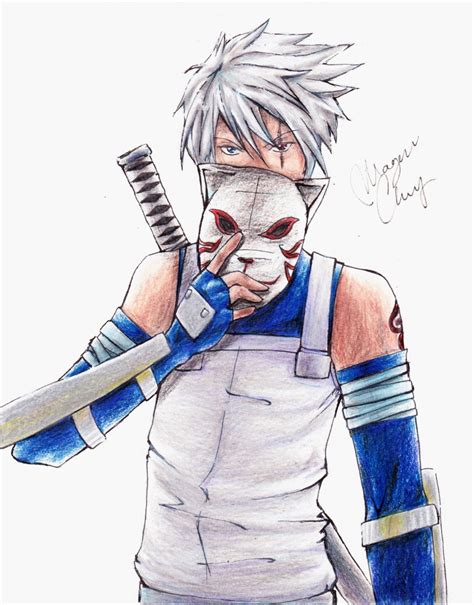 40 Best Collections Kakashi Sketch Outline Invisible Blogger