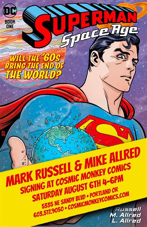 Mike And Laura Allred Mark Russell And Nick Derington Signing For Superman