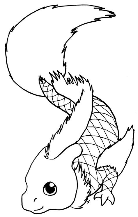 Dragon Fish Drawing At Getdrawings Free Download