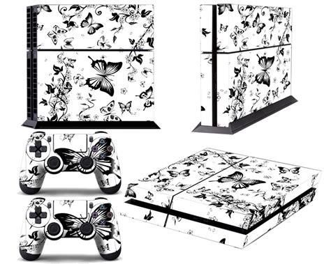 Gamexcel Vinyl Decal Protective Skin Cover Sticker For Sony Ps4 Console