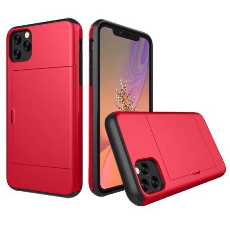 Iphone 11 Pro Max Armor Protective Case With Card Slot