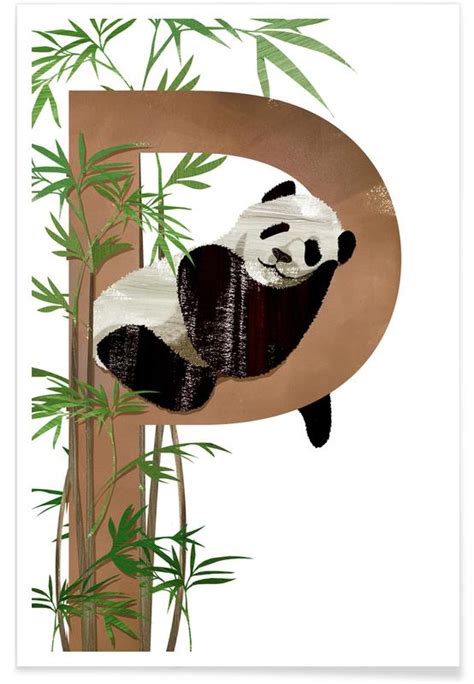 P Panda Poster Juniqe