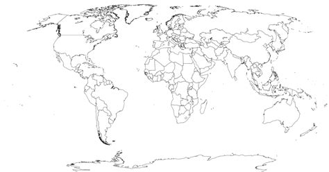 Printable Blank World Map Pdf Cvln Rp Greig Roselli Teacher Writer
